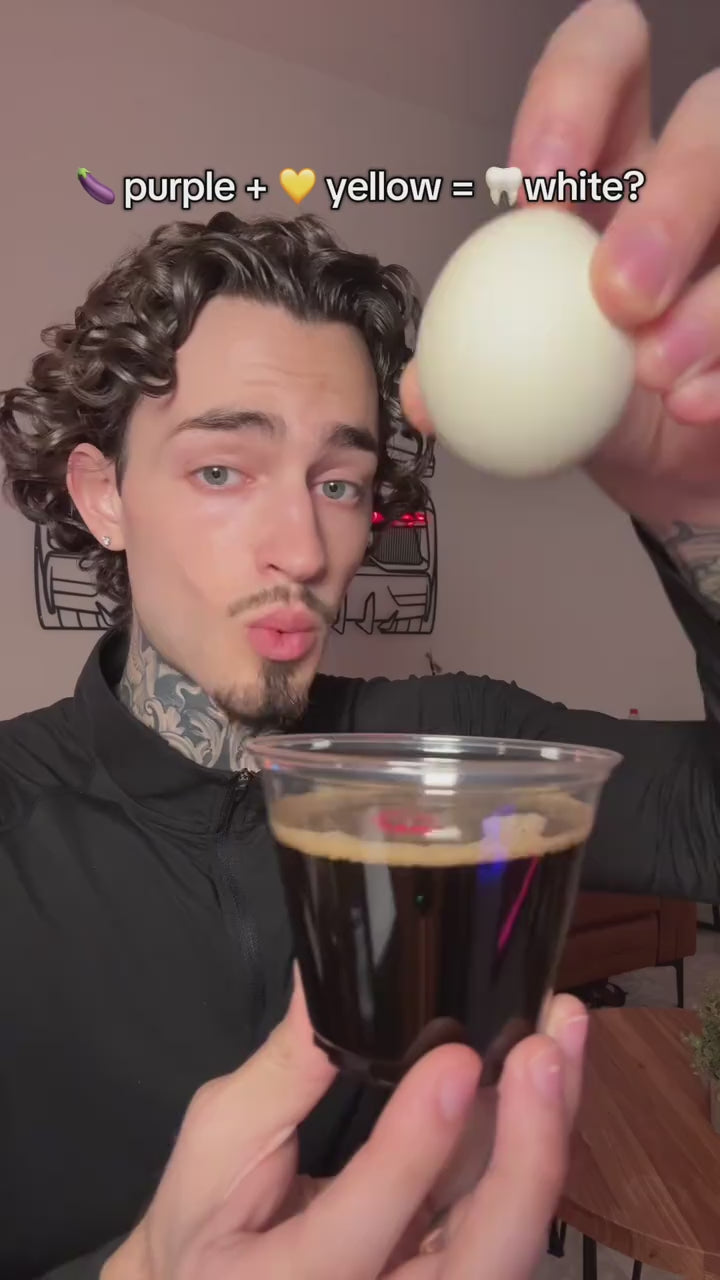 Instant Purple Teeth Whitening Strips - V34 Color Corrector Technology